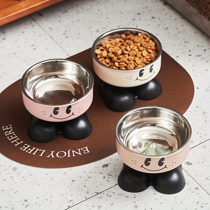 Royal Canin Food Medium - ชามอาหารสัตว์เลี้ยงสแตนเลสแบบยกสูง ป้องกันการหกเลอะเทอะ สำหรับลูกสุนัข สุนัขพันธุ์เล็ก กลาง ใหญ่