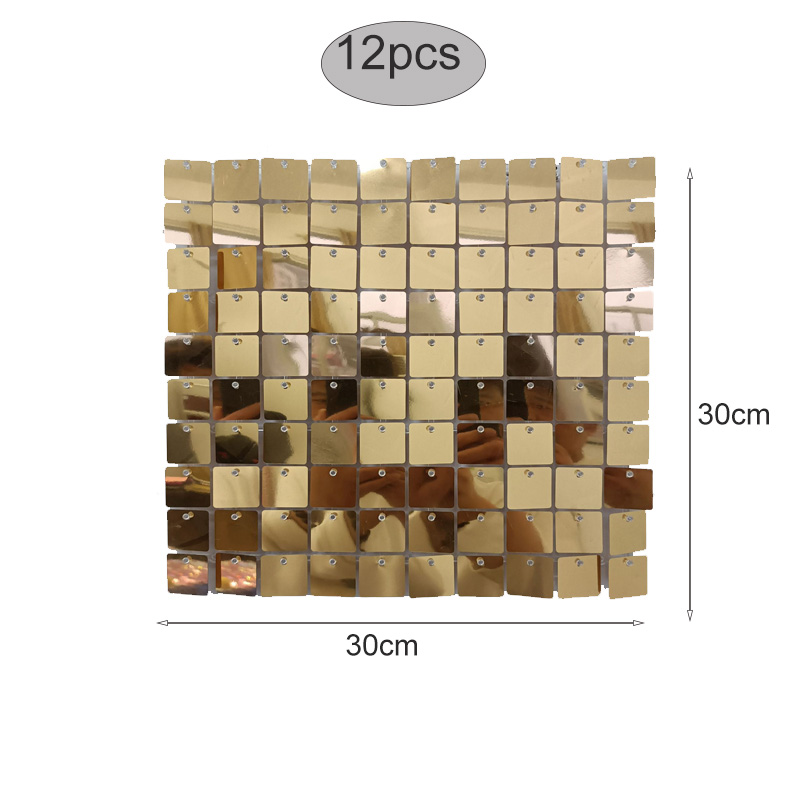 ฉากหลังผนังสีทองประกายระยิบระย - Pvc Panel Background บทวิจารณ์และราคา