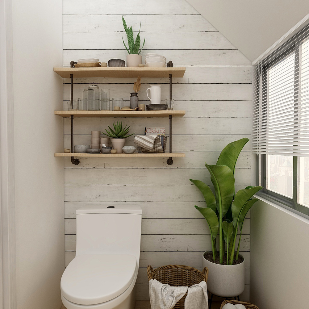 วอลเปเปอร์ลายไม้สีขาวสไตล์เรโท - Pvc Panel Background บทวิจารณ์และราคา